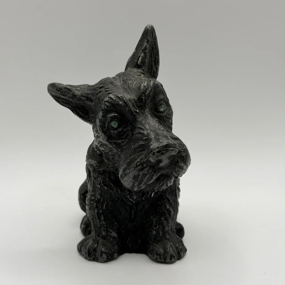 Scotty Dog Scottish Terrier Metal Bank Vintage Metal 5